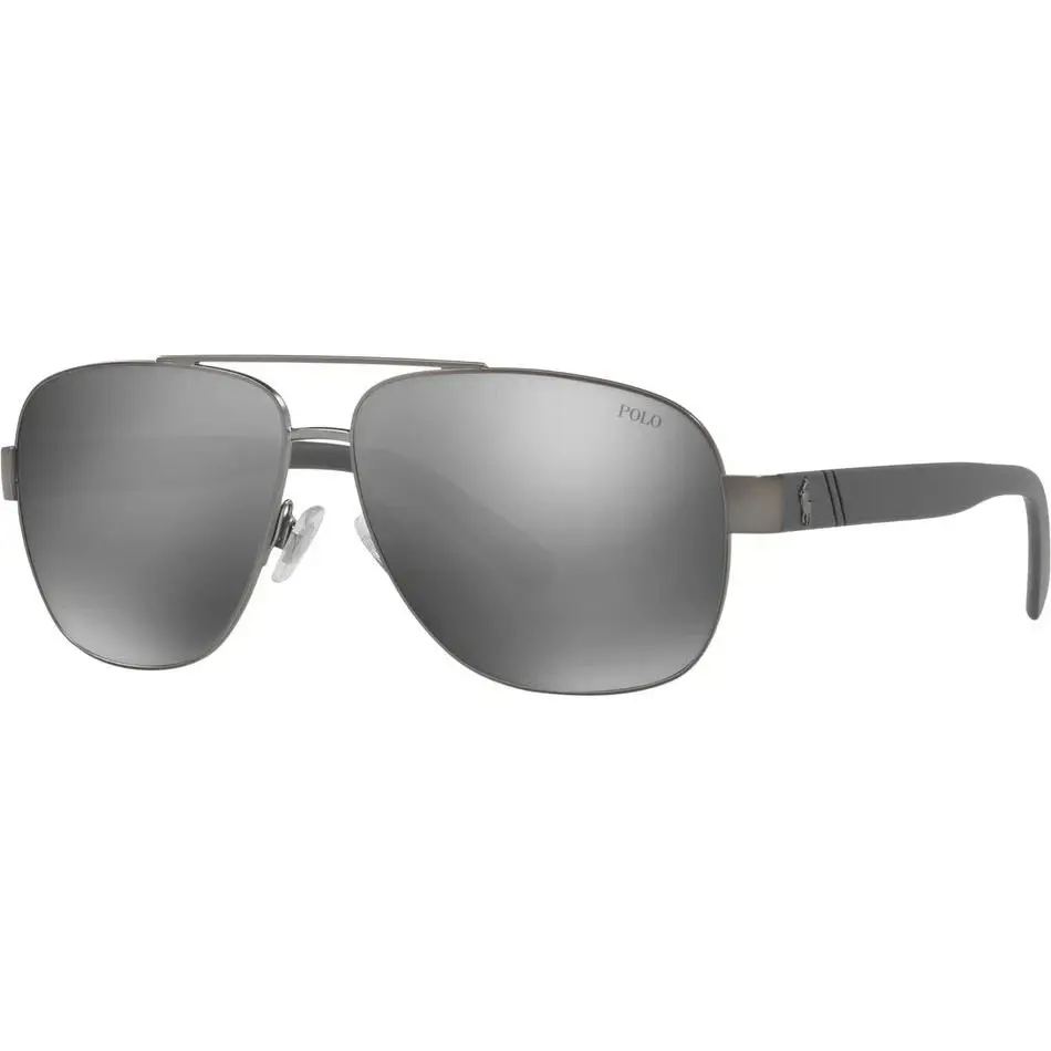 Polo Ralph Lauren PH3110 Sunglasses - Dark Gunmetal /mirror Silver 145-60-12mm