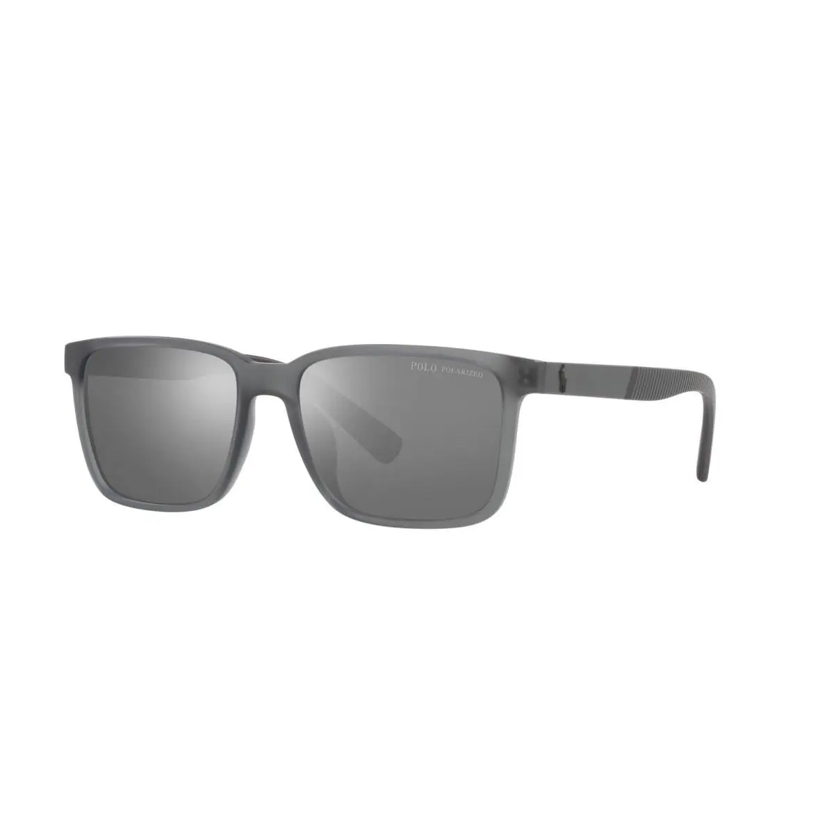 Polo Ralph Lauren Man Sunglasses PH4189U Transparent Grey /grey Mirror Lens