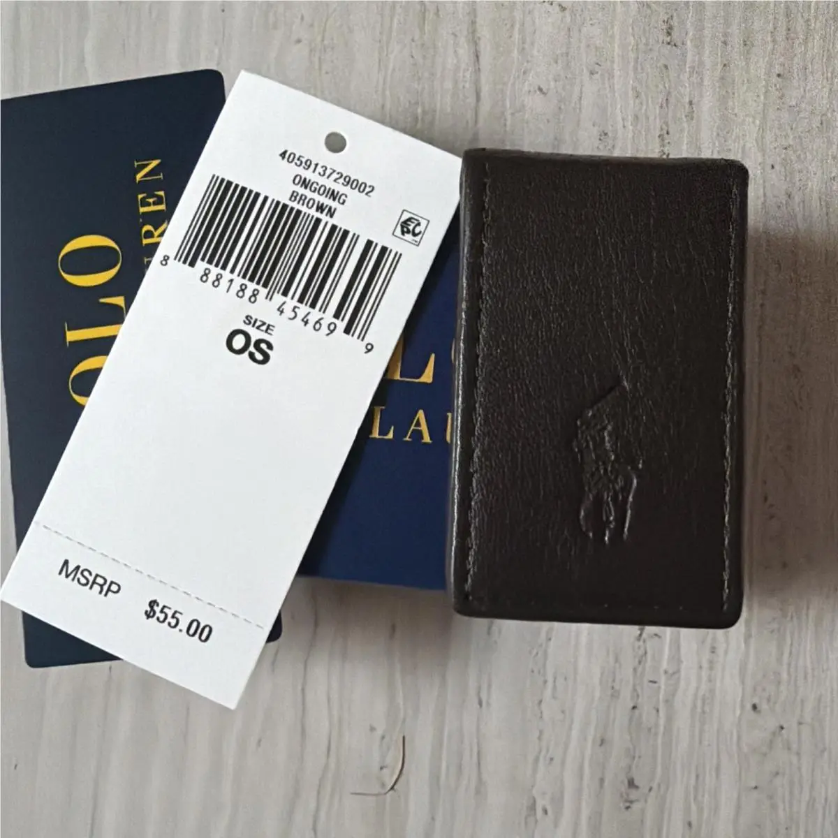 Ralph Lauren Polo Brown Money Clip