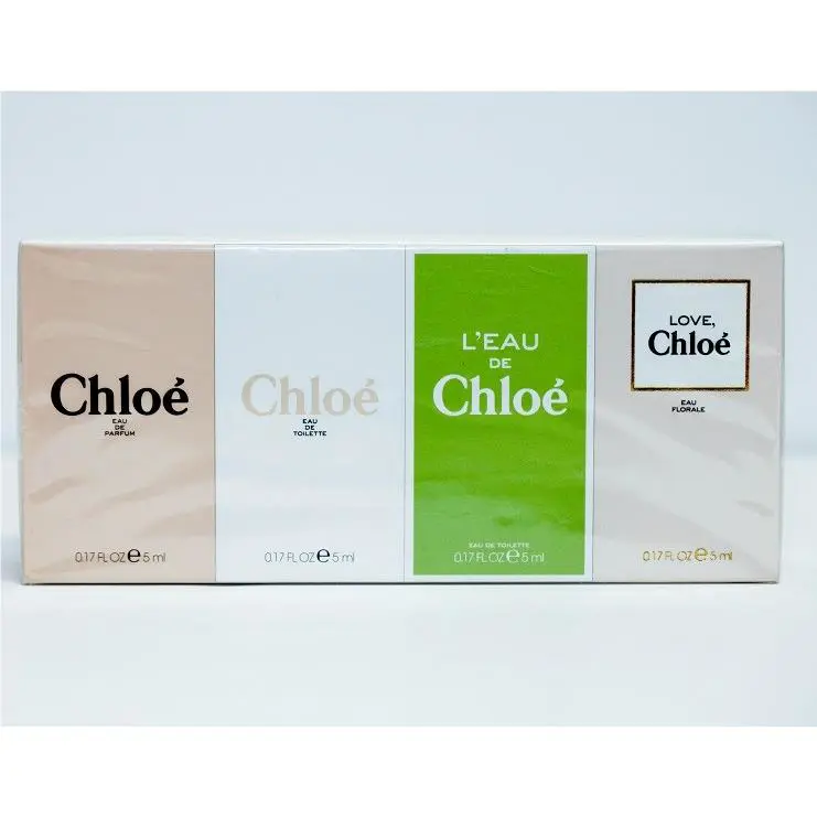 Chloe Les Parfums 4 Pcs x 0.17 oz Women Gift Mini Set Perfume Edt Edp Splash