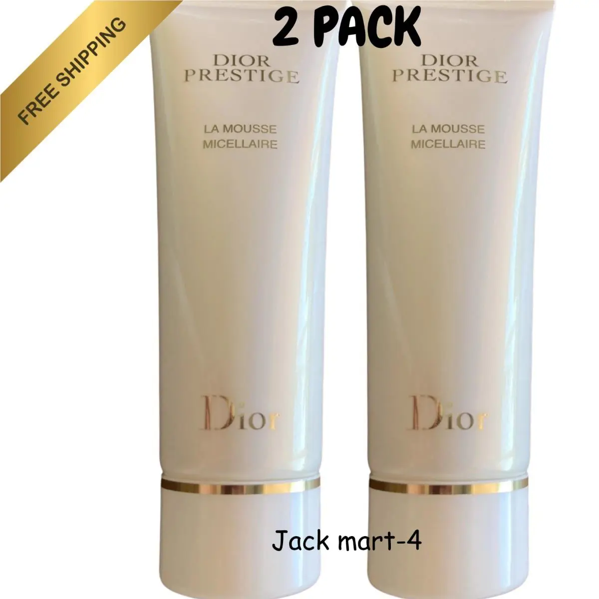 Christian Dior Prestige La Mousse Micellaire Cleansing Foam 4.2 oz / 120g Pack 2