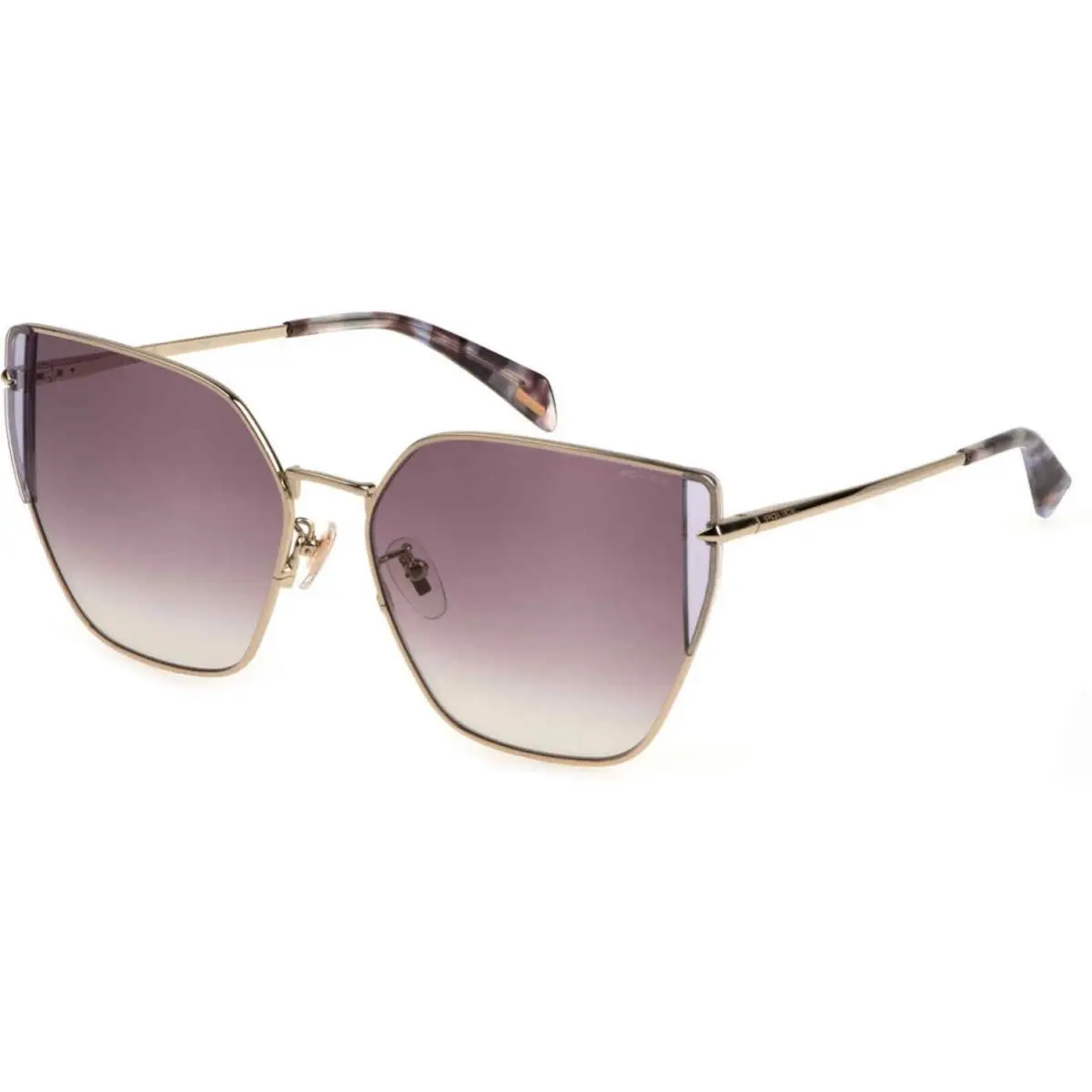 Police Spll 38 Light Gold 594y Size 57 Sunglasses