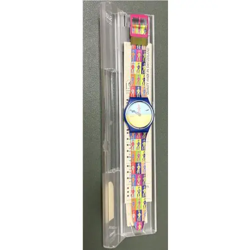 IN Box Vintage 1996 Swatch Watch Lucky Shadow Model GS105