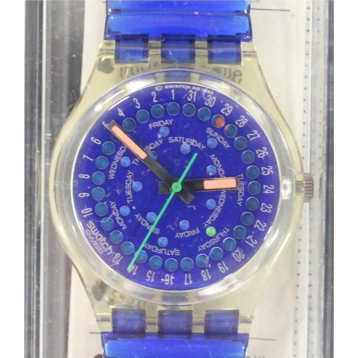 Gent Drop GK708 Old Stock Nos with Watch/case/papers by Swatch