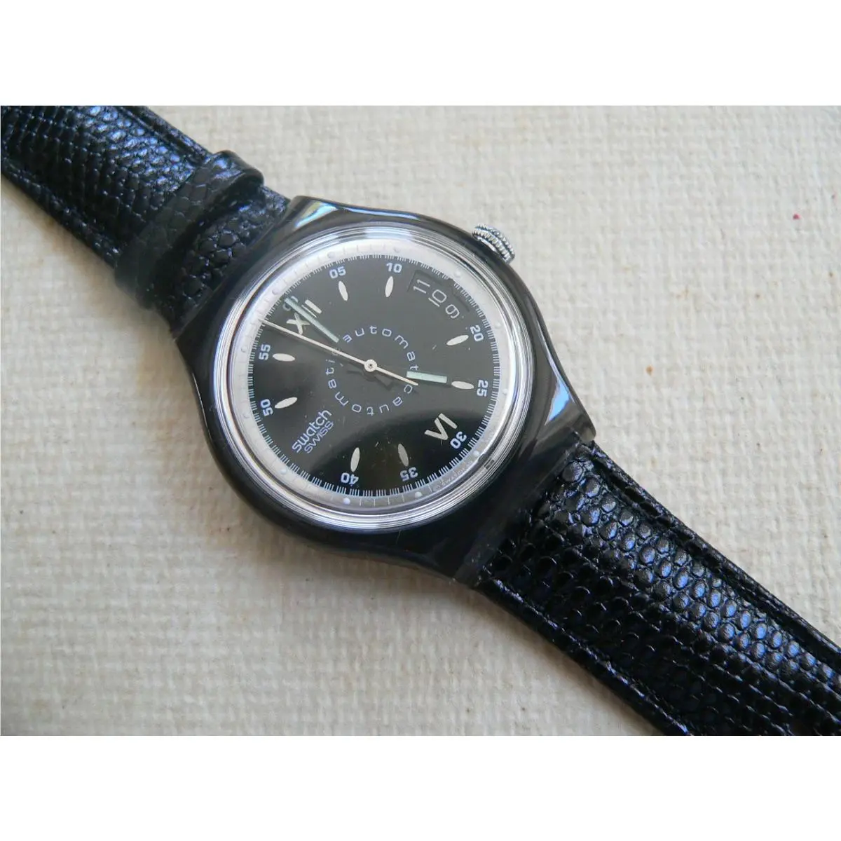 1993 Automatic Swiss Swatch Watch Rappongi SAM400