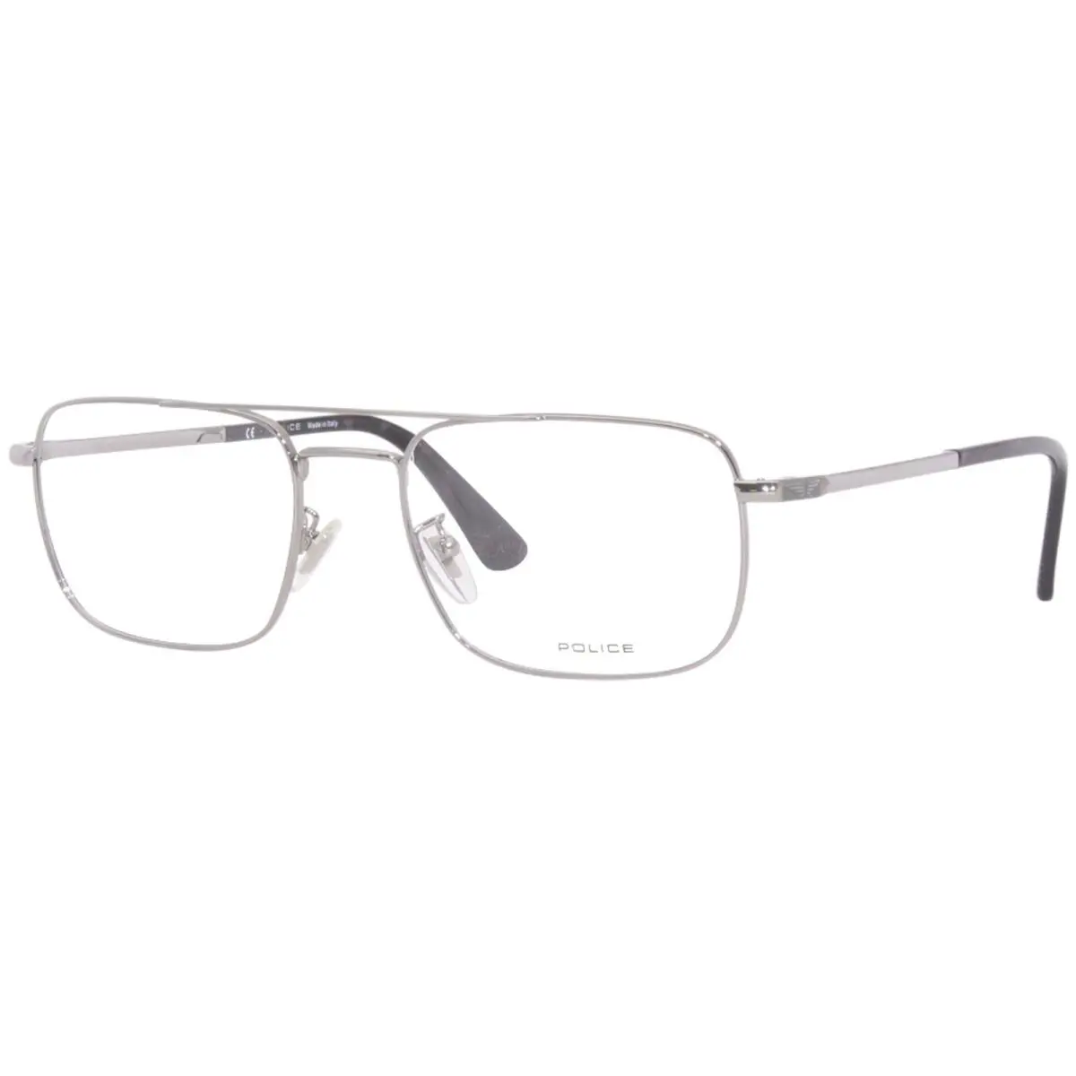 Police Roadie-5 VPLD95 0508 Eyeglasses Frame Men`s Gunmetal Full Rim 55mm