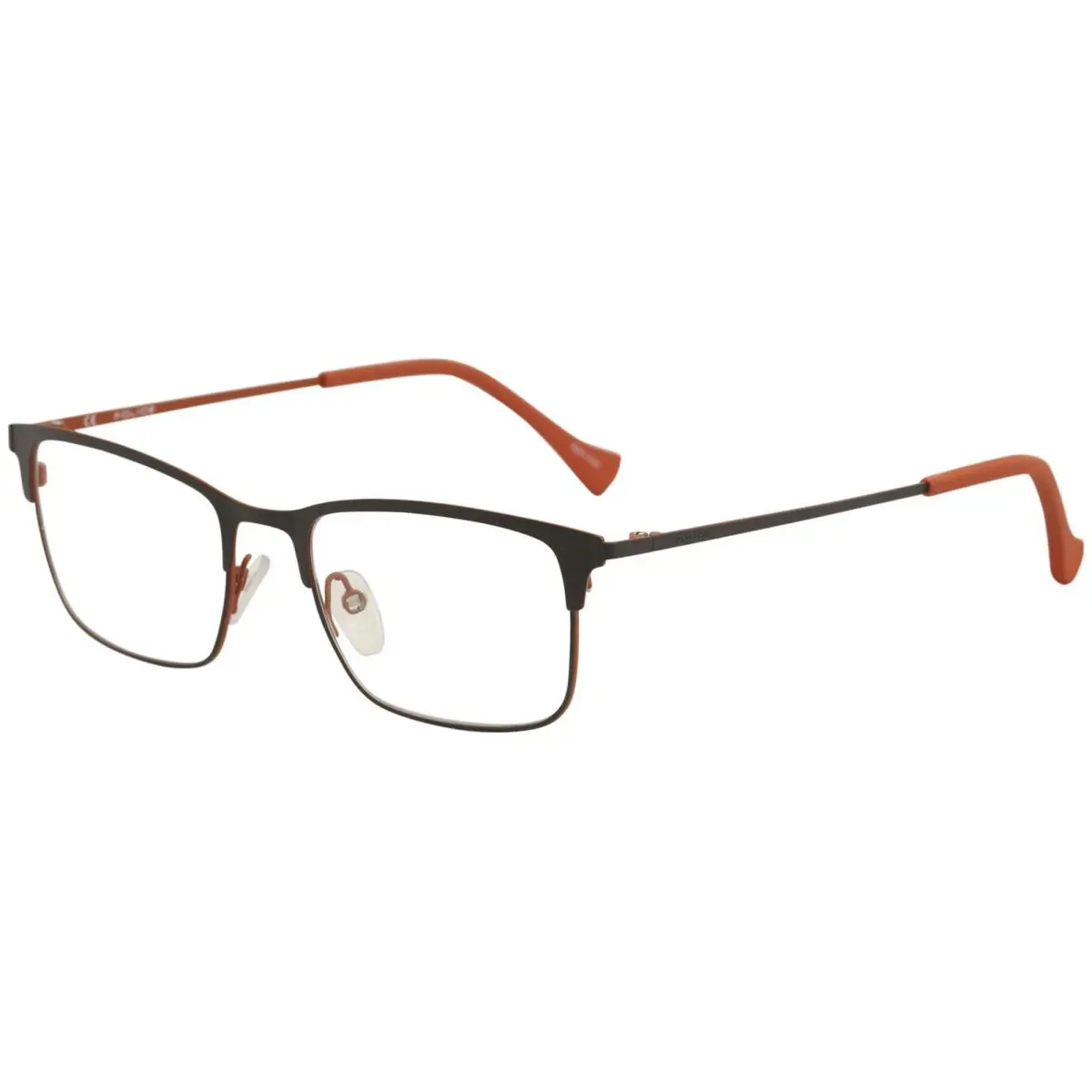 Police Men`s Eyeglasses Score-1 VPL289 VPL/289 01HG Grey/red Optical Frame 52mm