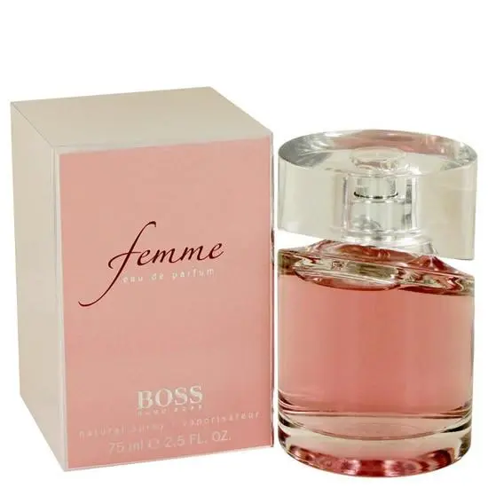 Boss Femme For Women Perfume Eau De Parfum 2.5 oz 75 ml Edp Spray by Hugo Boss
