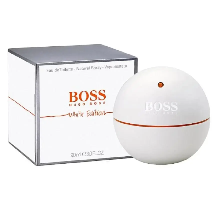 Boss In Motion White by Hugo Boss For Men Eau De Toilette Spray 3 oz