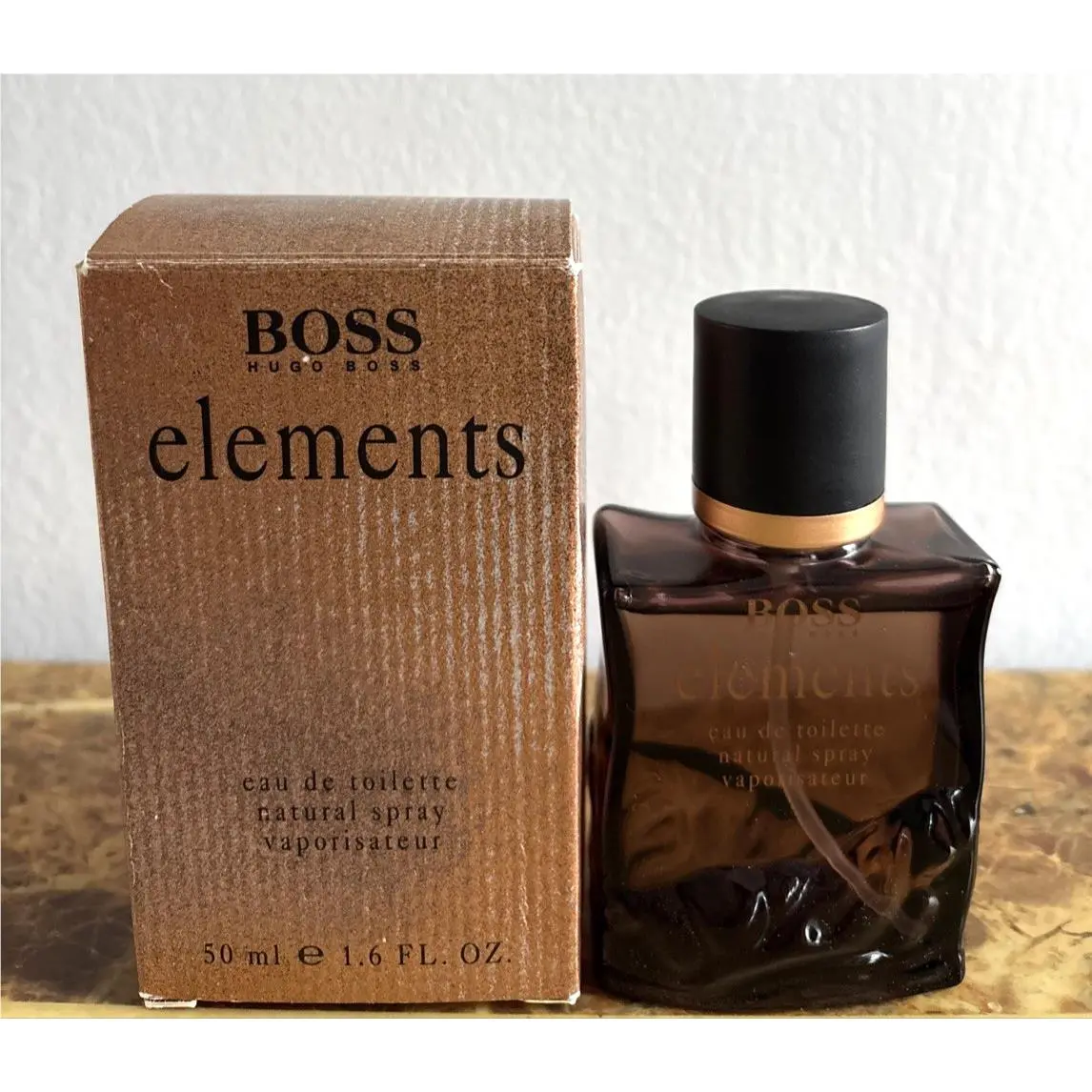 Vintage Boss Elements by Hugo Boss 1.6 / 1.7 oz 50ml Edt Spray For Men Shelf Wea