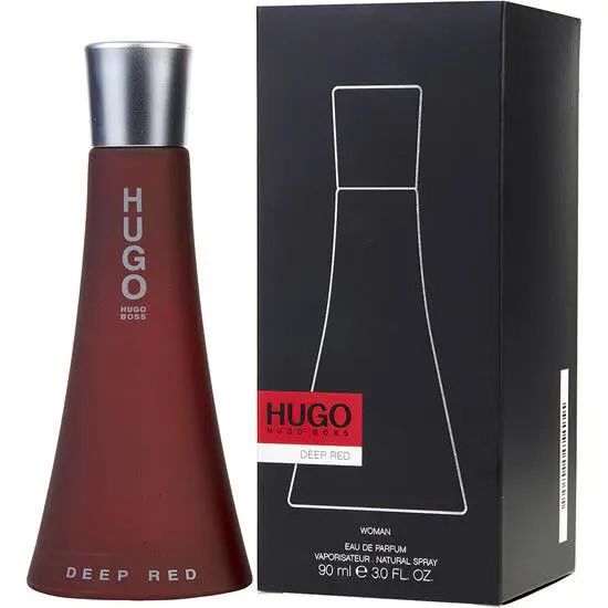 Hugo Boss Hugo Deep Red For Women Perfume Eau De Parfum 3.0 oz 90 ml Edp Spray