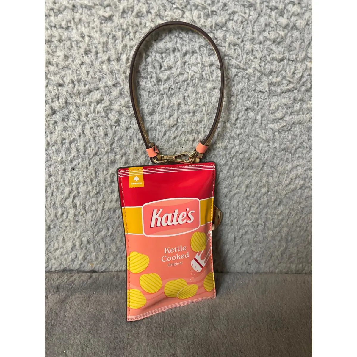 Kate Spade Snack Time Multi Wallet Wristlet Small Credit Card Kates Potato Chips