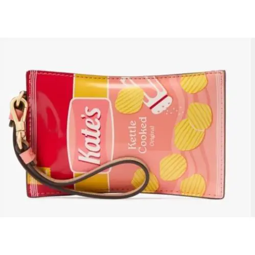 Kate Spade New York Snack Time Patent Card Case Wristlet KL570 —
