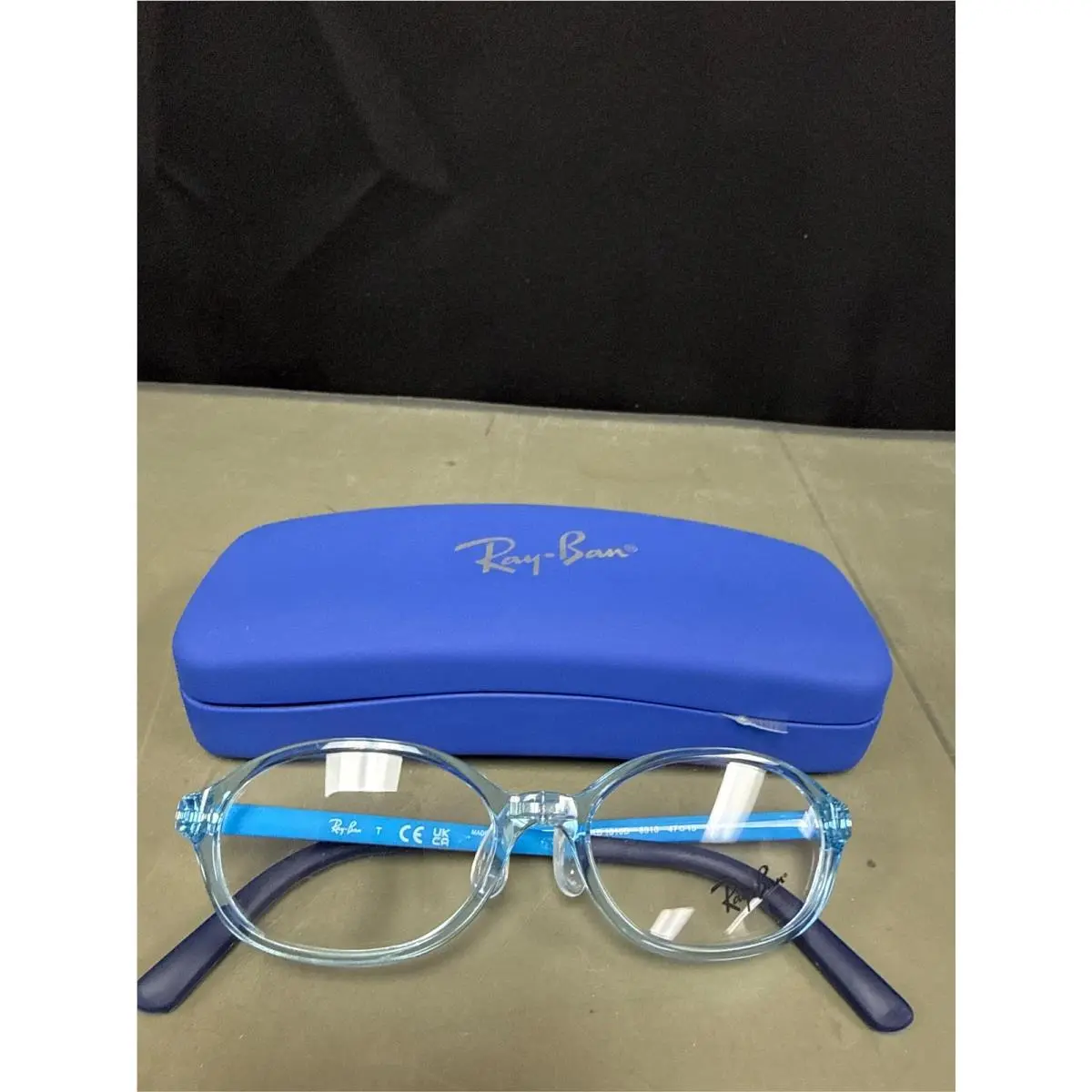 Ray-ban Kids RY1616D Asian Fit 3910 Kids` Eyeglasses Blue Size 47 - Blue Light 1