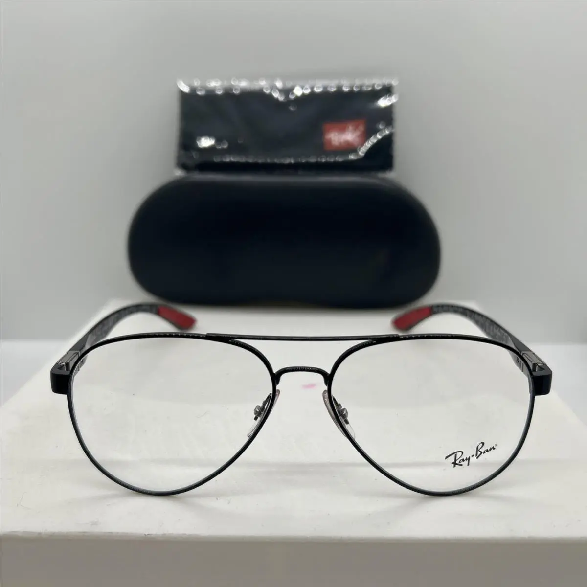 Ray Ban RX8420 Black Eyeglasses W/ Case 55/14/145 : Z10