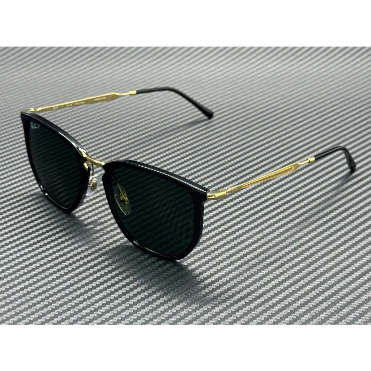 Ray Ban RB4451 630658 Black Green Polarized Unisex 53 mm Sunglasses