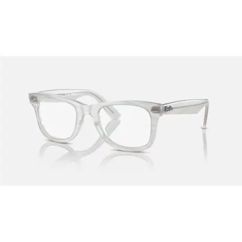 Ray-ban RX5121F Wayfarer 8382 Photochromic Eyewear - Strp Light Blue 150-50-22mm