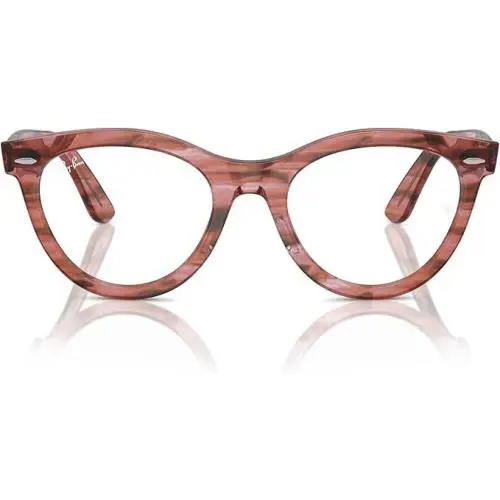 Ray-ban RX2241vf Wayfarer Demo Lens Eyewear Frames Pink 51-21-150 w/ Case
