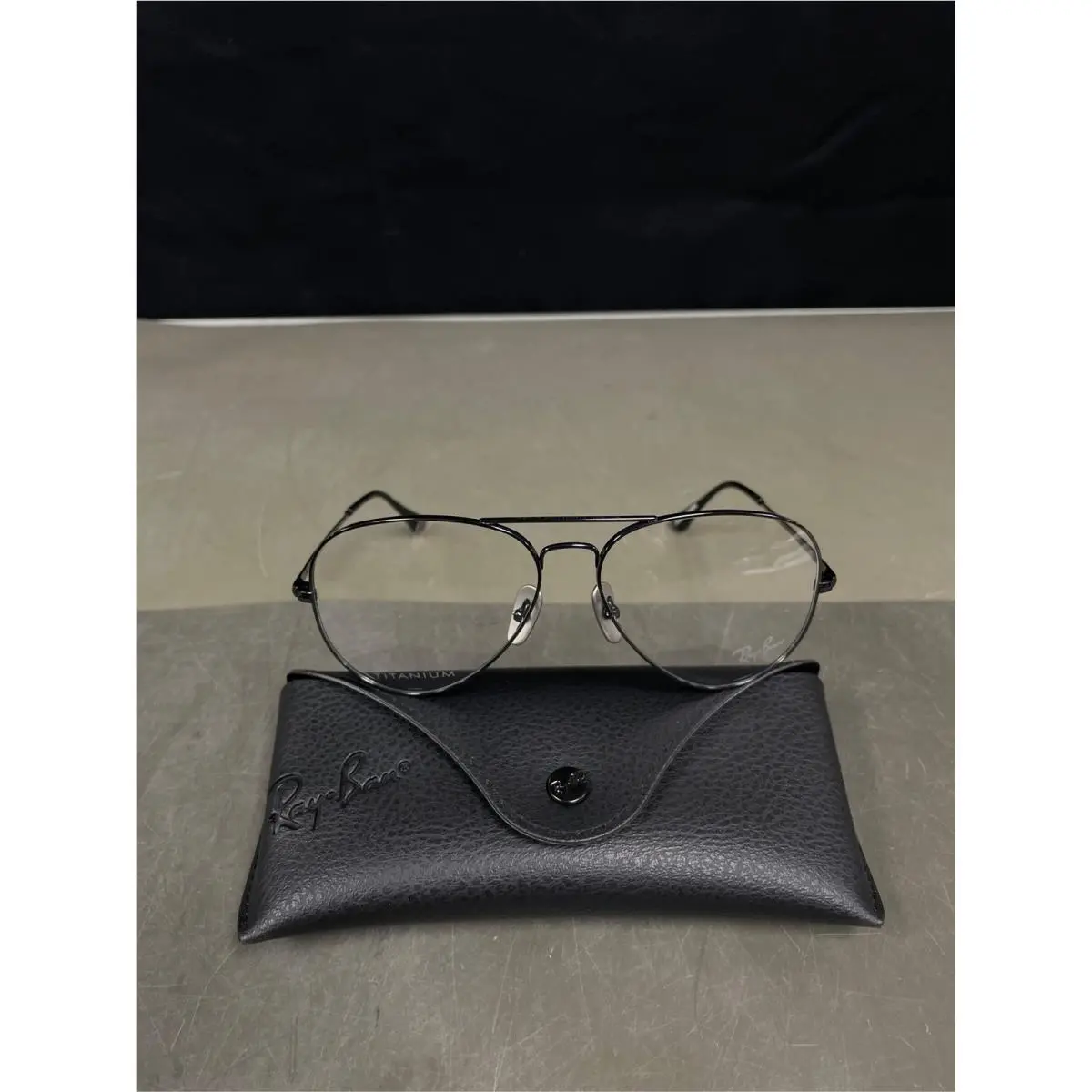 Ray-ban Rx8789 Aviator Titanium - Demo Lenses
