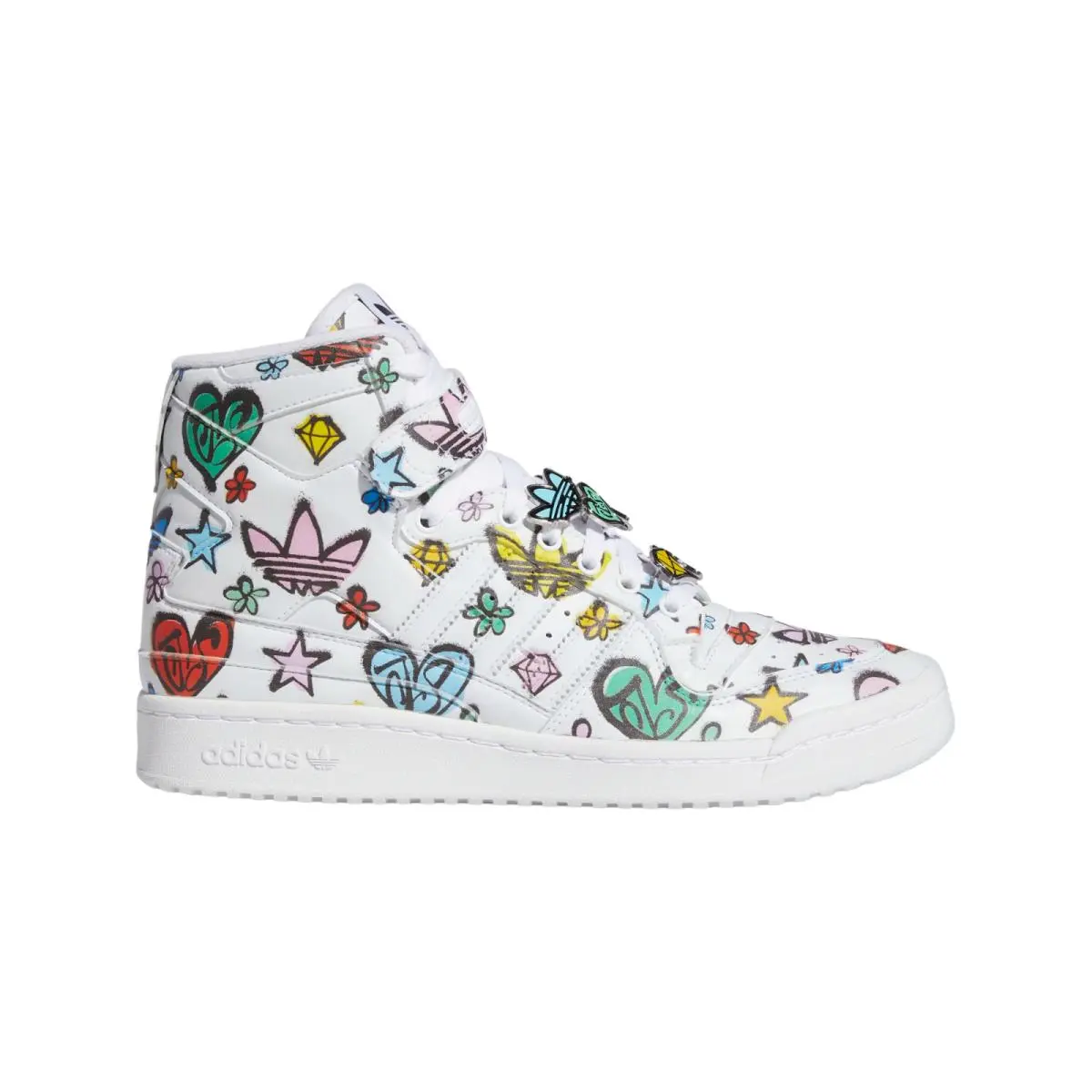 Adidas shoes - Jeremy Scott Forum 84 Hi Mono - HQ1128 - White 0