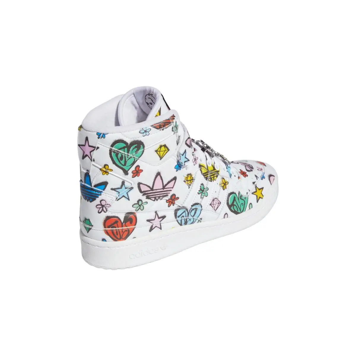 Adidas shoes - Jeremy Scott Forum 84 Hi Mono - HQ1128 - White 1