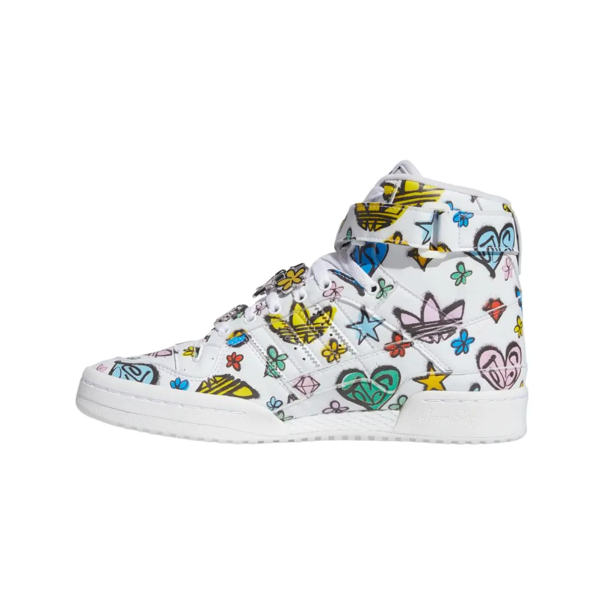 Adidas shoes - Jeremy Scott Forum 84 Hi Mono - HQ1128 - White 2