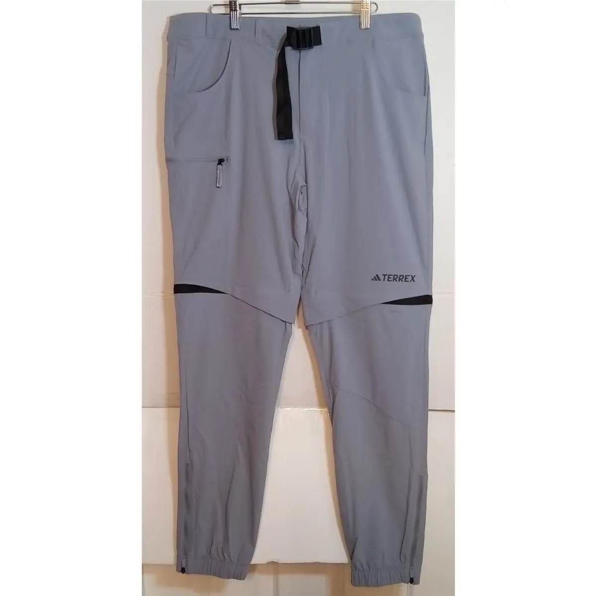 Adidas Terrex Senderismo Utiltas Hiking Zip-off Pants Gray Men`s Large
