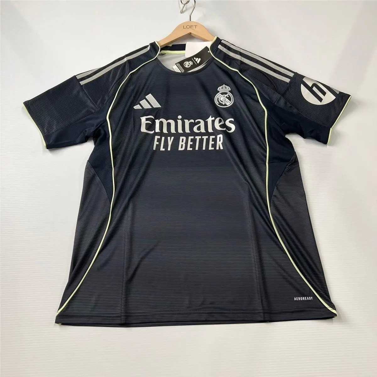 Adidas Real Madrid 25/26 Away Jersey Men`s Size XL Legend