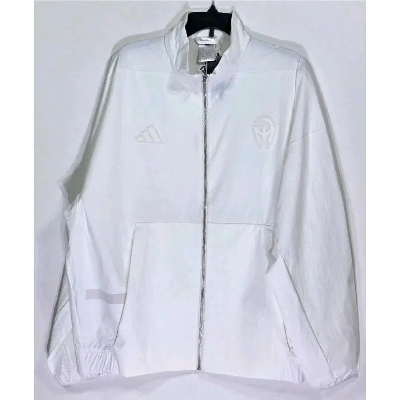 Adidas clothing - adidas Mahome Too Cold Woven Track - JY3803 - White (UPC: 197618483599) 6
