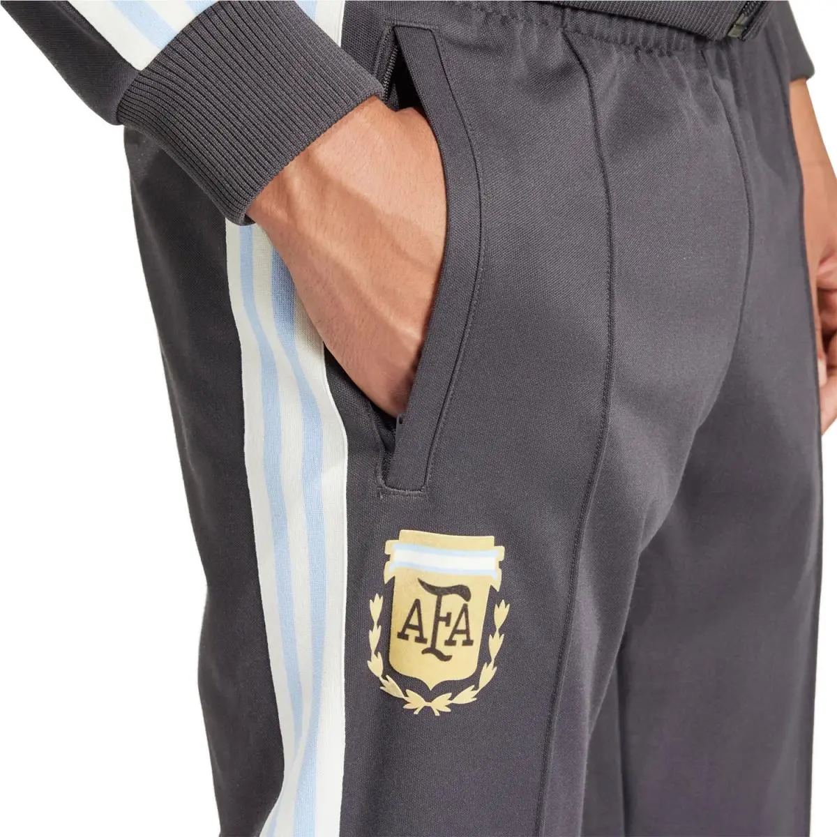 Adidas clothing - adidas Men`s Soccer Argentina Pants - IU2157 - Gray, Manufacture: Utility Black 1