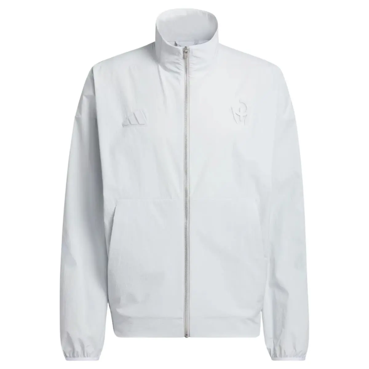 Adidas clothing - Mahomes Too Cold Woven ZNE Track Jacket - KB0314 - Gray (UPC: 197618494373) 2