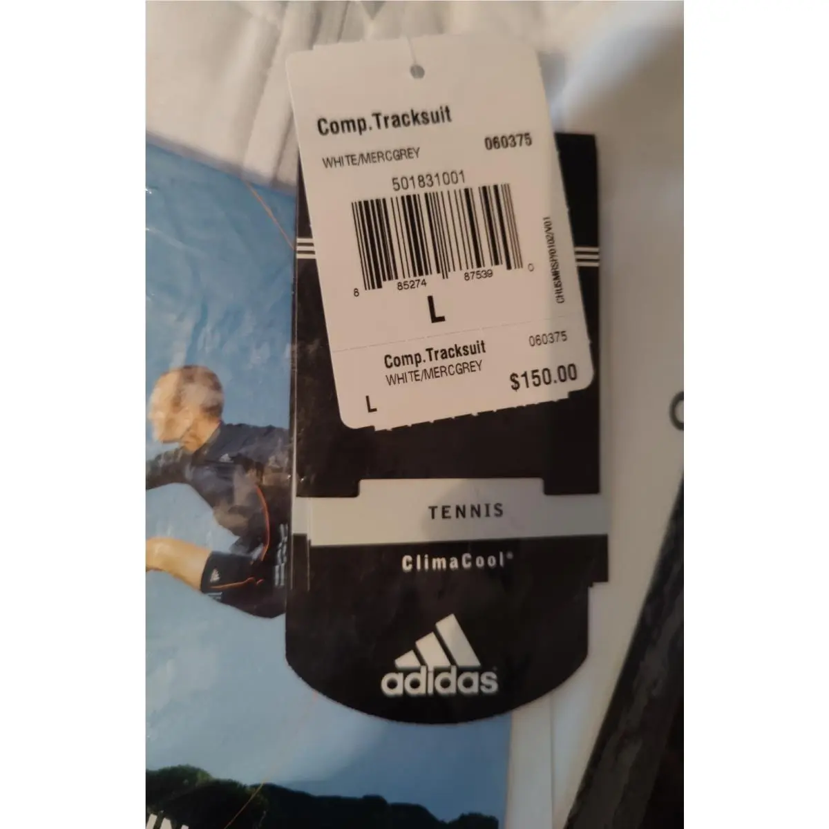 Adidas clothing - White / MercGrey (UPC: 885274875390) 4