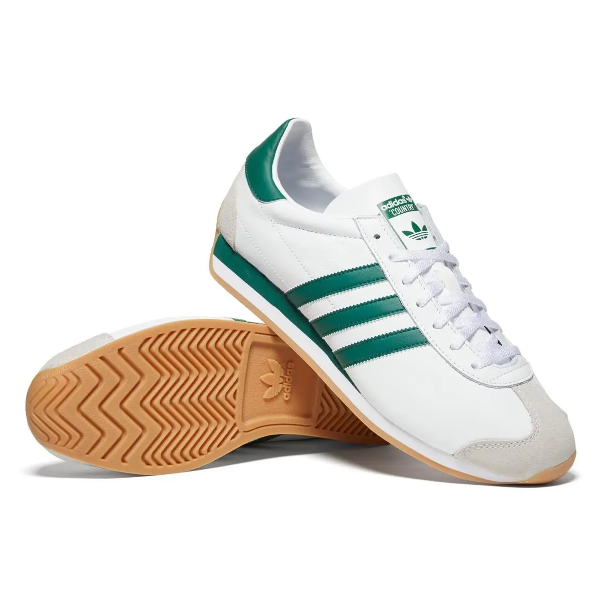 Adidas shoes - adidas Country - Country - IF2856 - White, Manufacturer: Cloud White/Collegiate Green/Cloud White 5