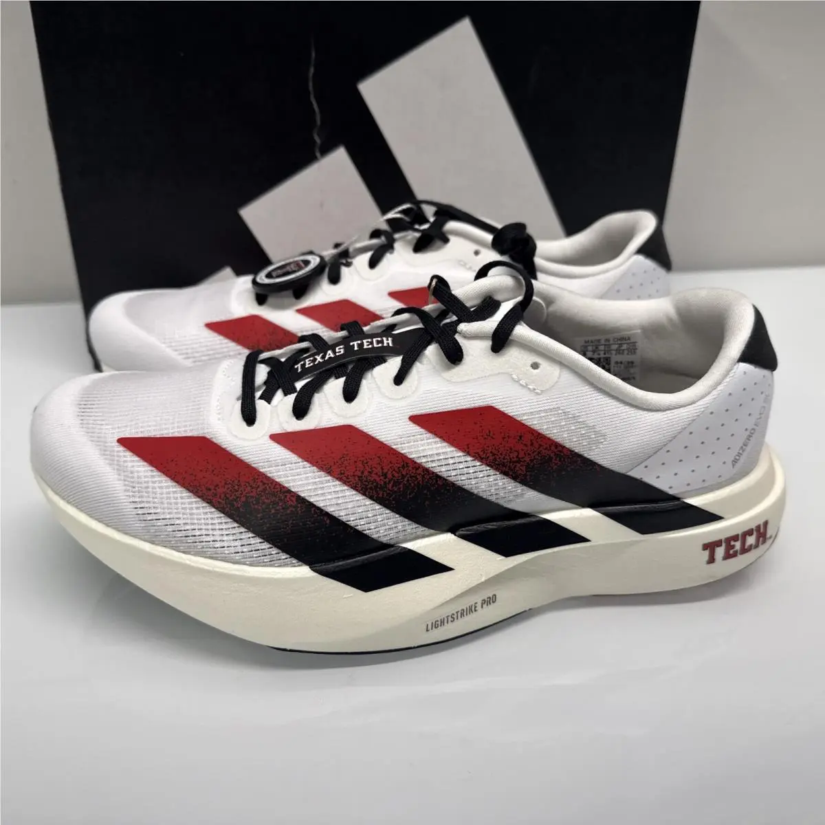 Adidas Ncaa Adizero Evo SL Indiana Hoosiers IU Running Shoe JQ4576 Men’s Size 12