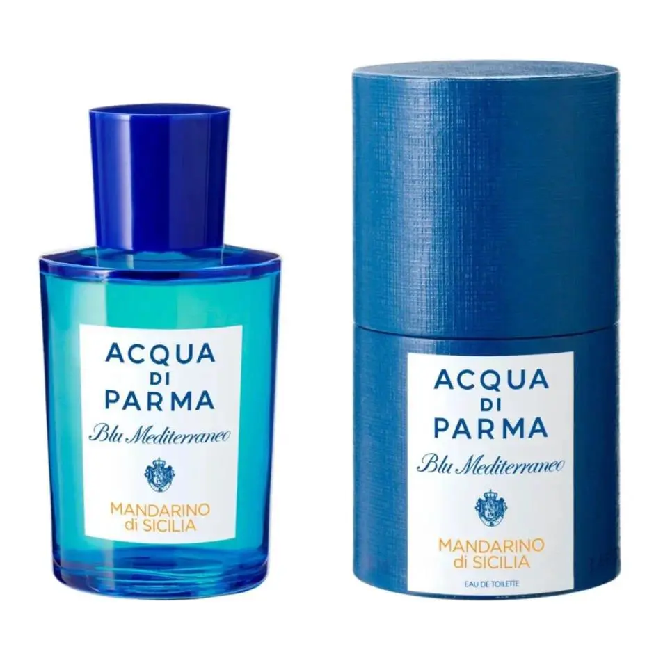 Acqua DI Parma Blu Med Mandarino DI SICILIA-EDT-SPR-3.4 OZ-100ML-AUTHENTIC-ITALY
