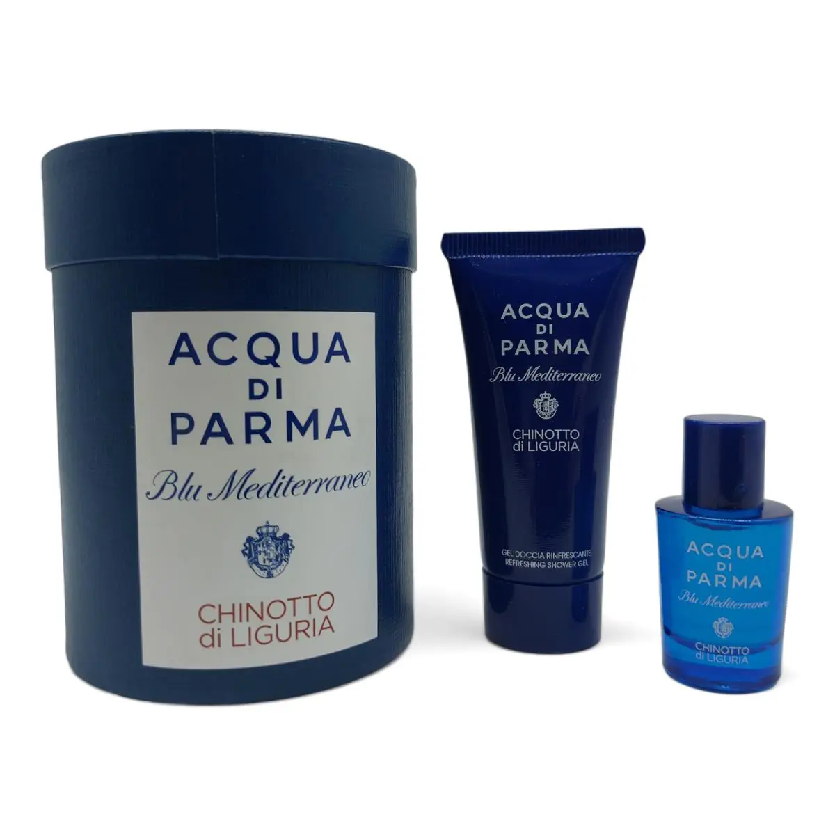 Acqua Di Parma Blu Mediterraneo Chinotto di Liguria Edt 0.16oz Shower Gel 0.7oz
