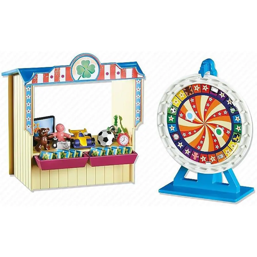 Playmobil 6394 J2R/JSF6 Add On Wheel of Fortune Booth Bagged No Box