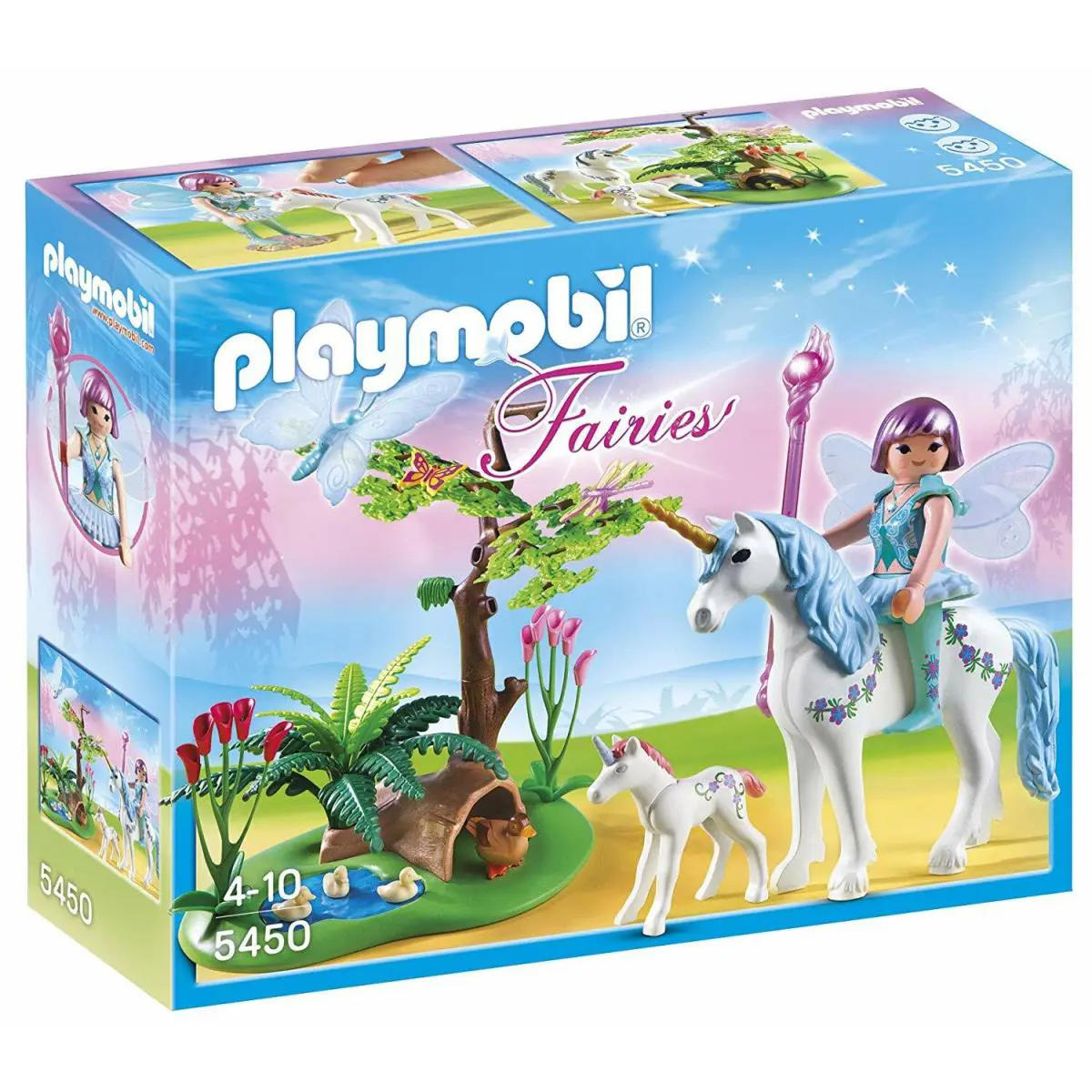 Playmobil 5450 Fairy World Fairy Aquarella in The Unicorn Meadow