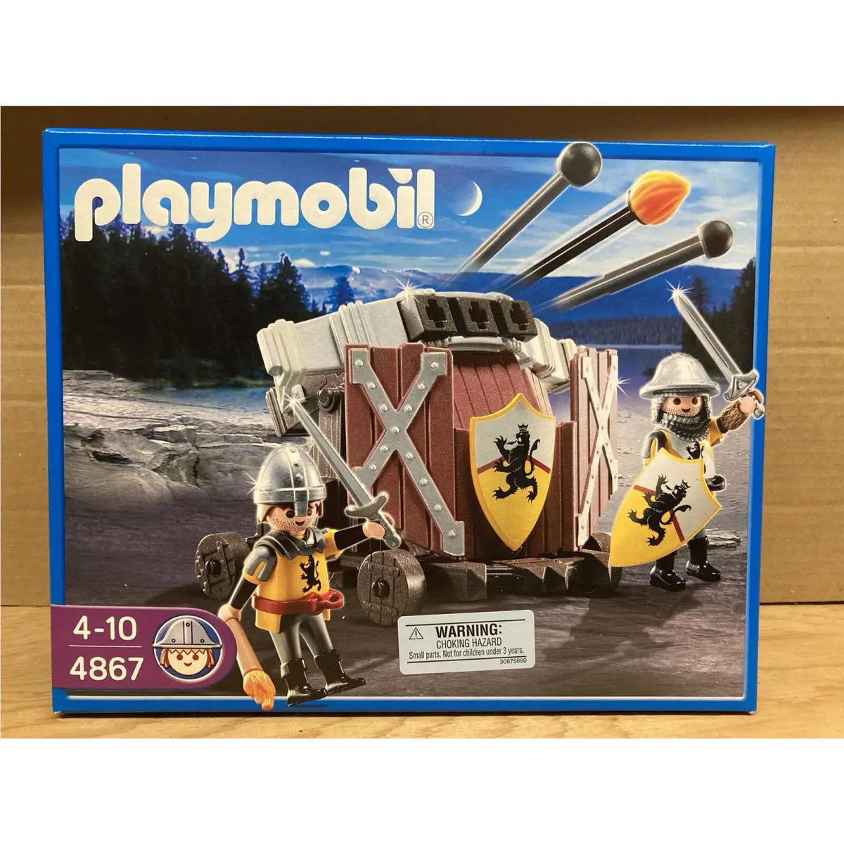 Playmobil 4867 Lion Knights Ballista Catapult Shield