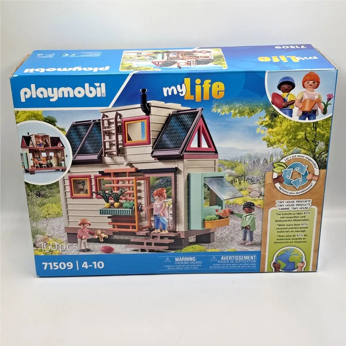 Playmobil 71509 My Life Tiny House Set 160 Pieces Eco-friendly