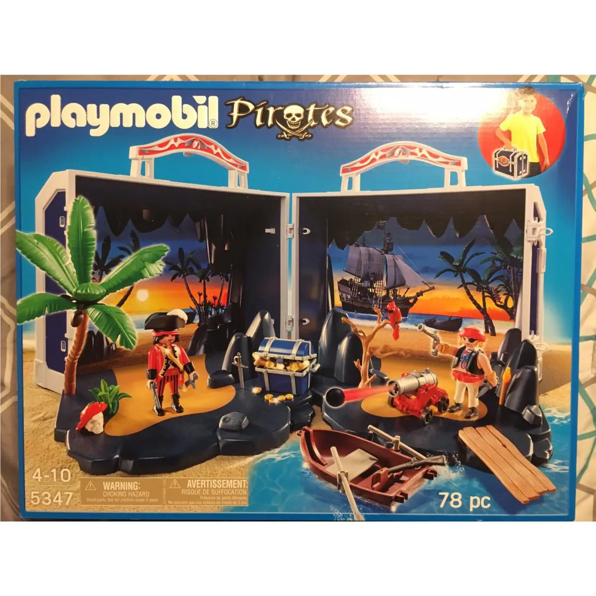Playmobil 5347 Treasure Chest Playset- Pirates