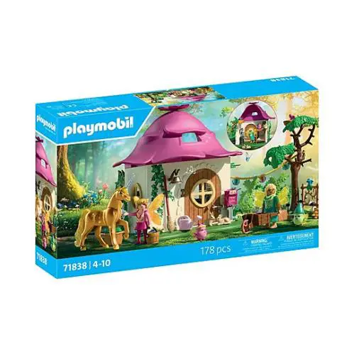 Playmobil 71838 Cozy Fairy Home with Golden Unicorn
