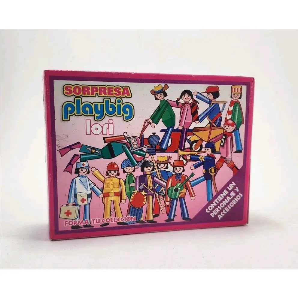 Vtg Play-big Sorpresa Lori Playmobil Box Mexico Figure Accessory