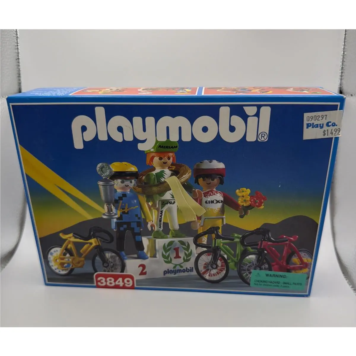 Retired Playmobil 3849 Bicycle Race 1995 Tour de France Set