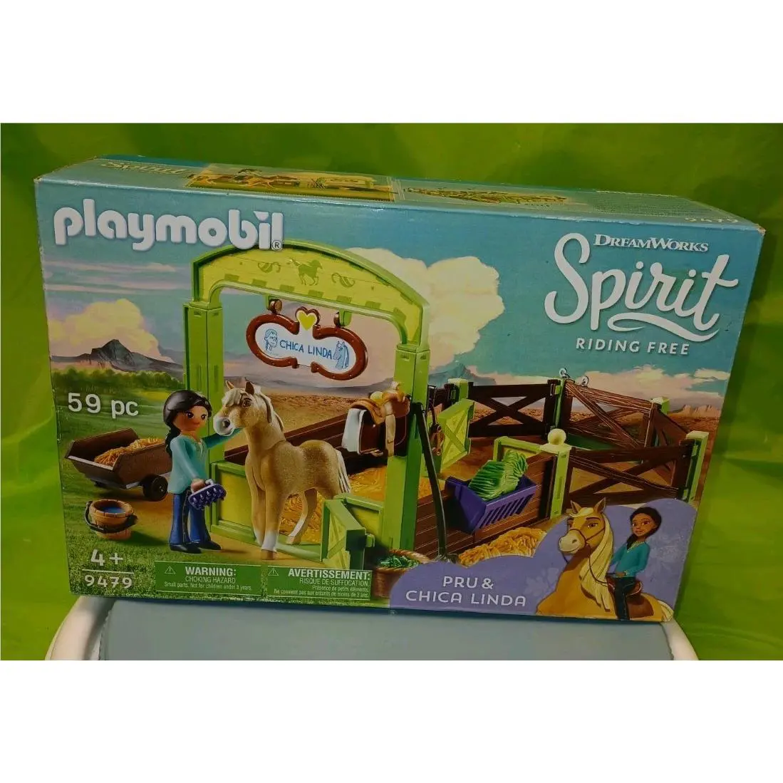 Playmobil Spirit Riding Free Horse Box Pru Chica Linda Set 9479