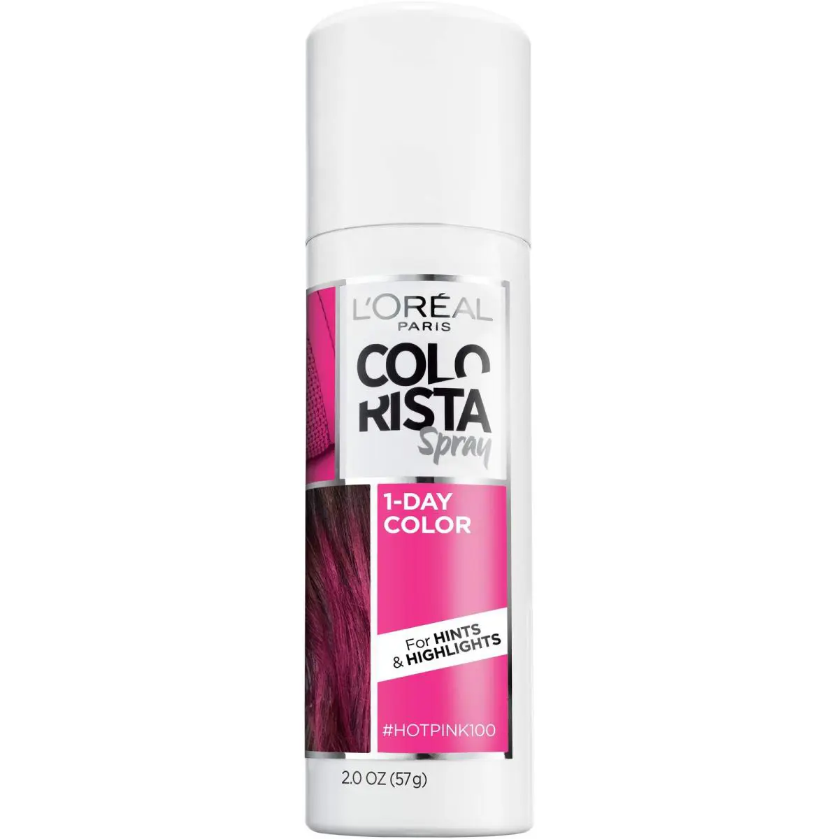 L`oreal Paris Colorista 1-Day Washable Temporary Hair Color Spray Hot Pink 2