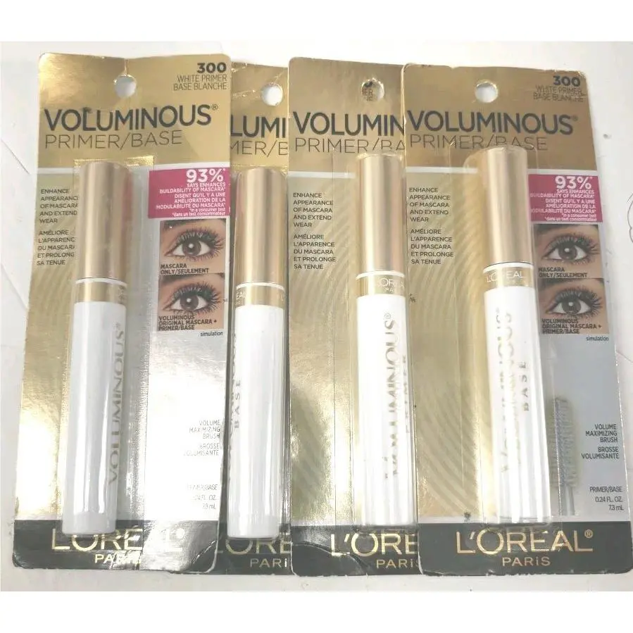 L`oréal Paris White Primer Base 4 300s Volume Maximizing Brush