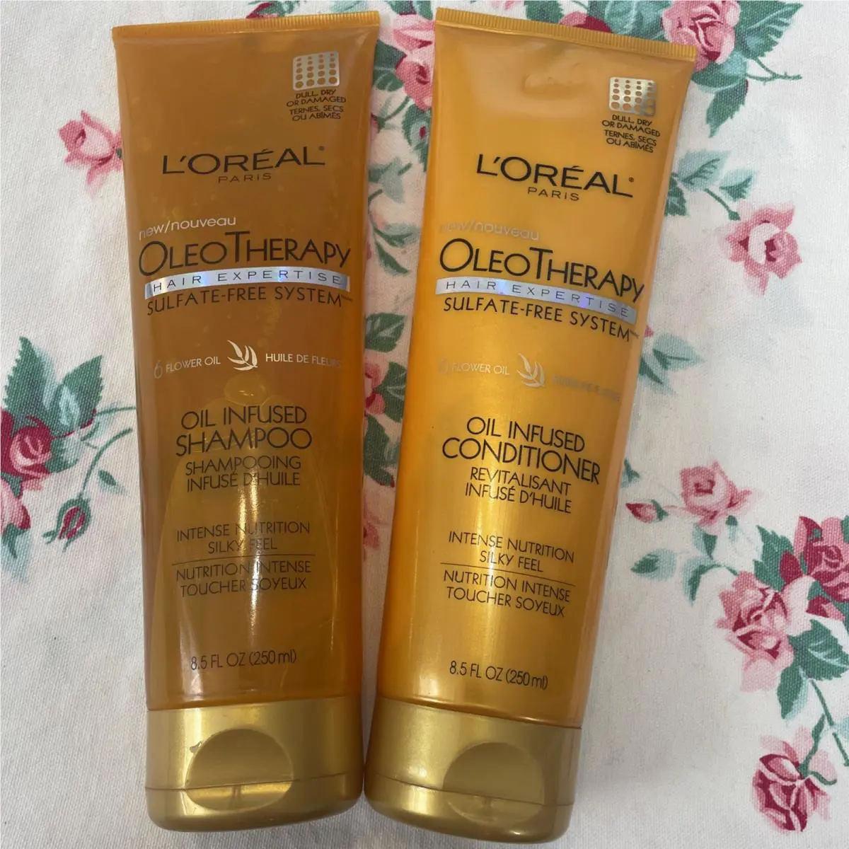 Loreal Oleo Therapy Sulfate-free Oil Infused Shampoo Conditioner 8.5oz Duo