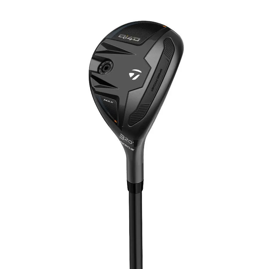 Taylormade Qi4D Max Rescue Hybrid Fujikura Custom Graphite Shaft - Black
