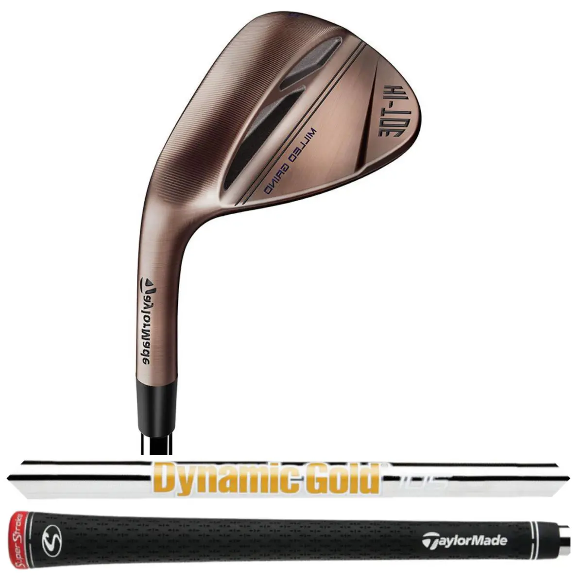 Left Handed Taylormade Hi Toe 3 Copper 60 High Bounce Wedge DG 105 Vss Stiff